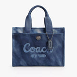 Coach Tie Dye Cargo 26 Tote Bag In Midnight Navy