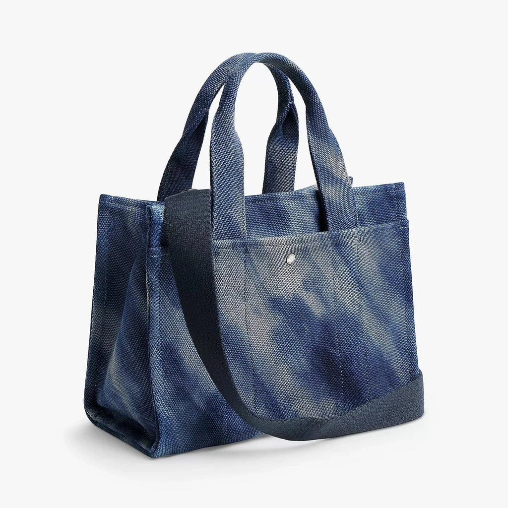 Coach Tie Dye Cargo 26 Tote Bag In Midnight Navy