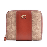Coach Wallet canvas In Brown / Beige