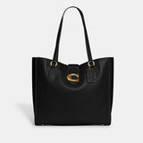Coach Women's Soft Calf Leather Tabby Shoulder Bag In Black