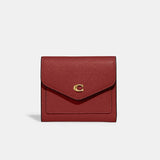 Coach Wyn Small Wallet in Enamel Red
