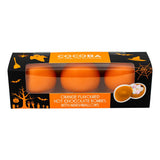 Cocoba Orange Hot Chocolate Bombes with Marshmallows (3 Bombes)