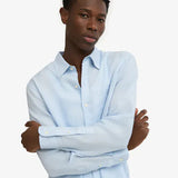 Colorful Standard Linen Shirt Polar Blue