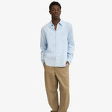 Colorful Standard Linen Shirt Polar Blue