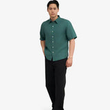 Colorful Standard Linen SS Shirt Ocean Green