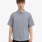 Colorful Standard Linen SS Shirt Steel Blue