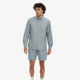 Colorful Standard Men's Organic Button Down Shirts In Steel Blue