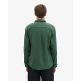 Colorful Standard Organic Flannel Shirt In Emerald Green