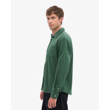 Colorful Standard Organic Flannel Shirt In Emerald Green