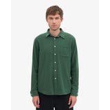Colorful Standard Organic Flannel Shirt In Emerald Green