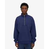 Colorful Standard Organic Quarter Zip In Marine Blue