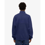 Colorful Standard Organic Quarter Zip In Marine Blue