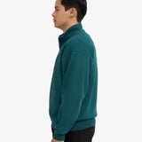 Colorful Standard Organic Quarter Zip Ocean Green