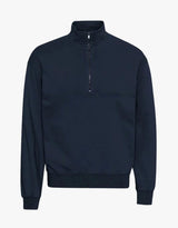 Colorful Standard Organic Quarter Zip Sweat Navy