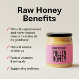 Black Bee Honey - British Honey + Pollen