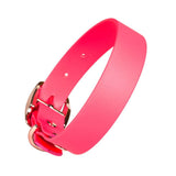 Creature Clothes Vegan Leather X Large Collar In Pink