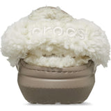 Crocs Classic Fleece Lined Clog In Mushroom
