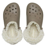 Crocs Classic Fleece Lined Clog In Mushroom