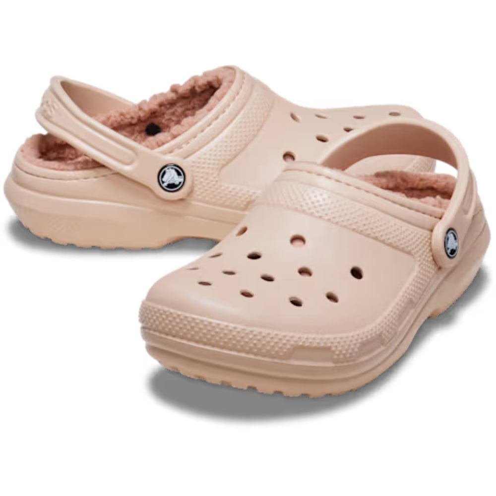 Crocs Classic Lined Clog In Pink Caramel