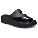 Crocs Getaway Platform Toe Loop In Black