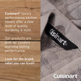 Cuisinart 2-Pack Bamboo Cotton Tea Towel In Light Grey