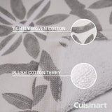 Cuisinart 2 Piece Fouta Tea Towels Set In Grey Tile