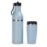 Cupple Water Bottle In Artic Blue