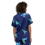 Cyberjammies Ashley Turtle Print Pyjama Top In Navy