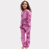 Cyberjammies Belle Girls Bow Print Pyjama Set