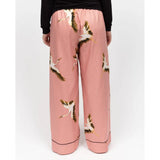 Cyberjammies Bonnie Womens Crane Bird Print Wide Leg Pyjama Bottoms