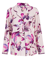Cyberjammies Colette Floral Pyjama Top in Pink