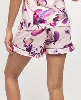 Cyberjammies Colette Floral Shorts in Pink