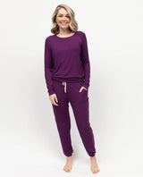Cyberjammies Colette Slouch Jersey Top in Dark Purple
