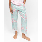 Cyberjammies Francesca Flamingo Print Cropped Pyjama Bottoms