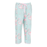 Cyberjammies Francesca Flamingo Print Cropped Pyjama Bottoms
