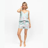Cyberjammies Francesca Womens Flamingo Print Cami In Mint