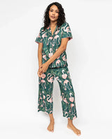 Cyberjammies Ivy Womens Flamingo Print Pyjama Top