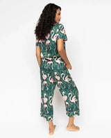 Cyberjammies Ivy Womens Flamingo Print Pyjama Top
