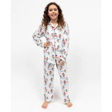 Cyberjammies Kids Unisex Snowman Printed Jersey Pyjama Set