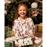 Cyberjammies Kids Unisex Snowman Printed Jersey Pyjama Set