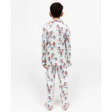 Cyberjammies Kids Unisex Snowman Printed Jersey Pyjama Set