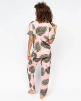 Cyberjammies Lea Womens Leaf Printed Jersey Pyjama Bottoms