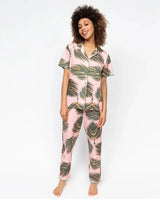 Cyberjammies Lea Womens Leaf Printed Jersey Pyjama Bottoms