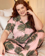 Cyberjammies Lea Womens Leaf Printed Jersey Pyjama Bottoms