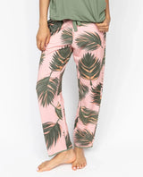 Cyberjammies Lea Womens Leaf Printed Jersey Pyjama Bottoms