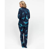 Cyberjammies Marina Womens Whale Print Pyjama Top