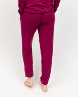 Cyberjammies Penelope Slouch Jersey Pants in Berry