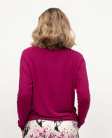 Cyberjammies Penelope Slouch Jersey Top in Berry