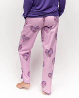 Cyberjammies Valentina Heart Print Pyjama Bottoms