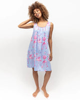 Cyberjammies Zoey Flamingo Print Short Nightdress